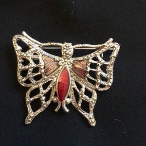 Butterfly brooch